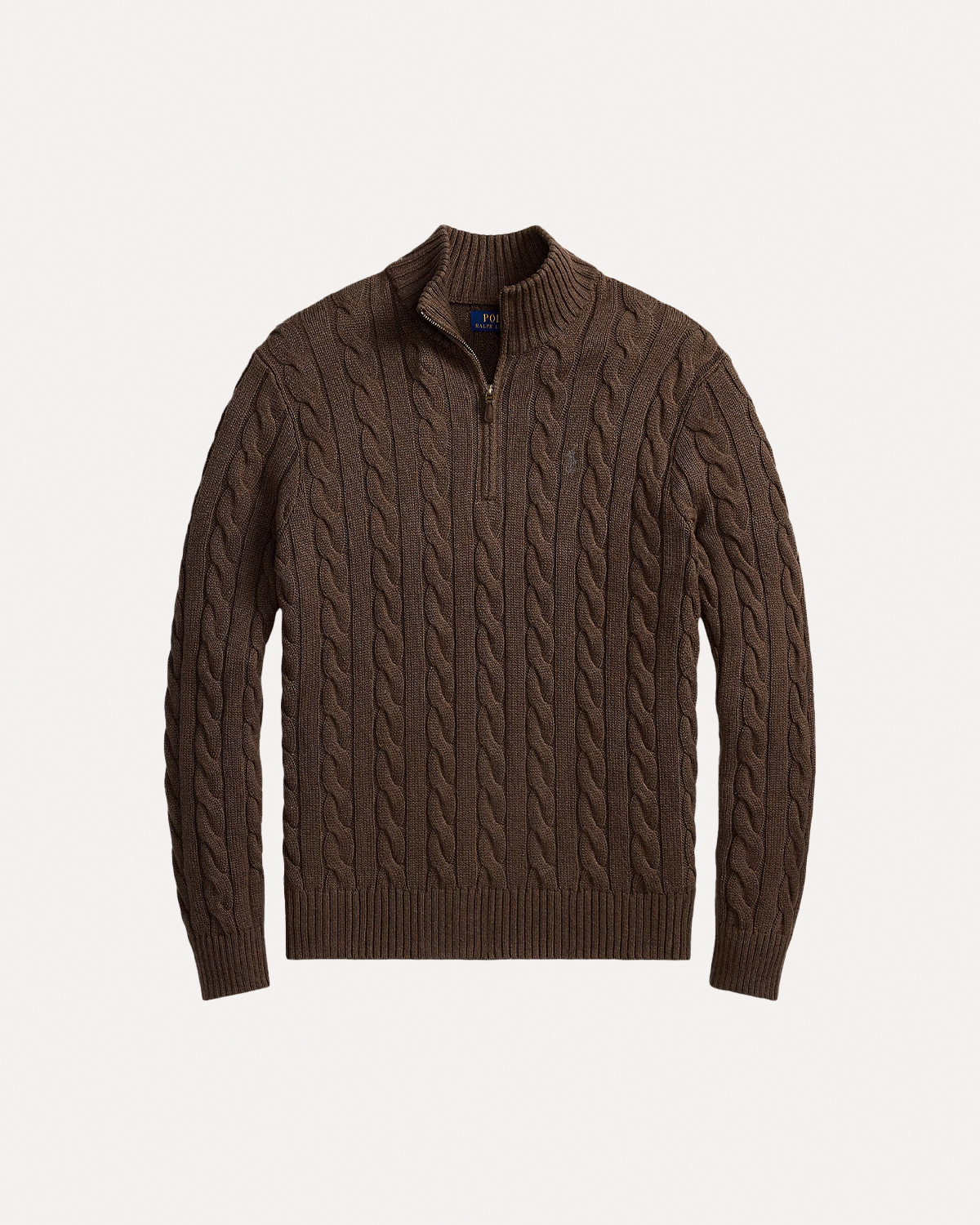 RL knit half-zip